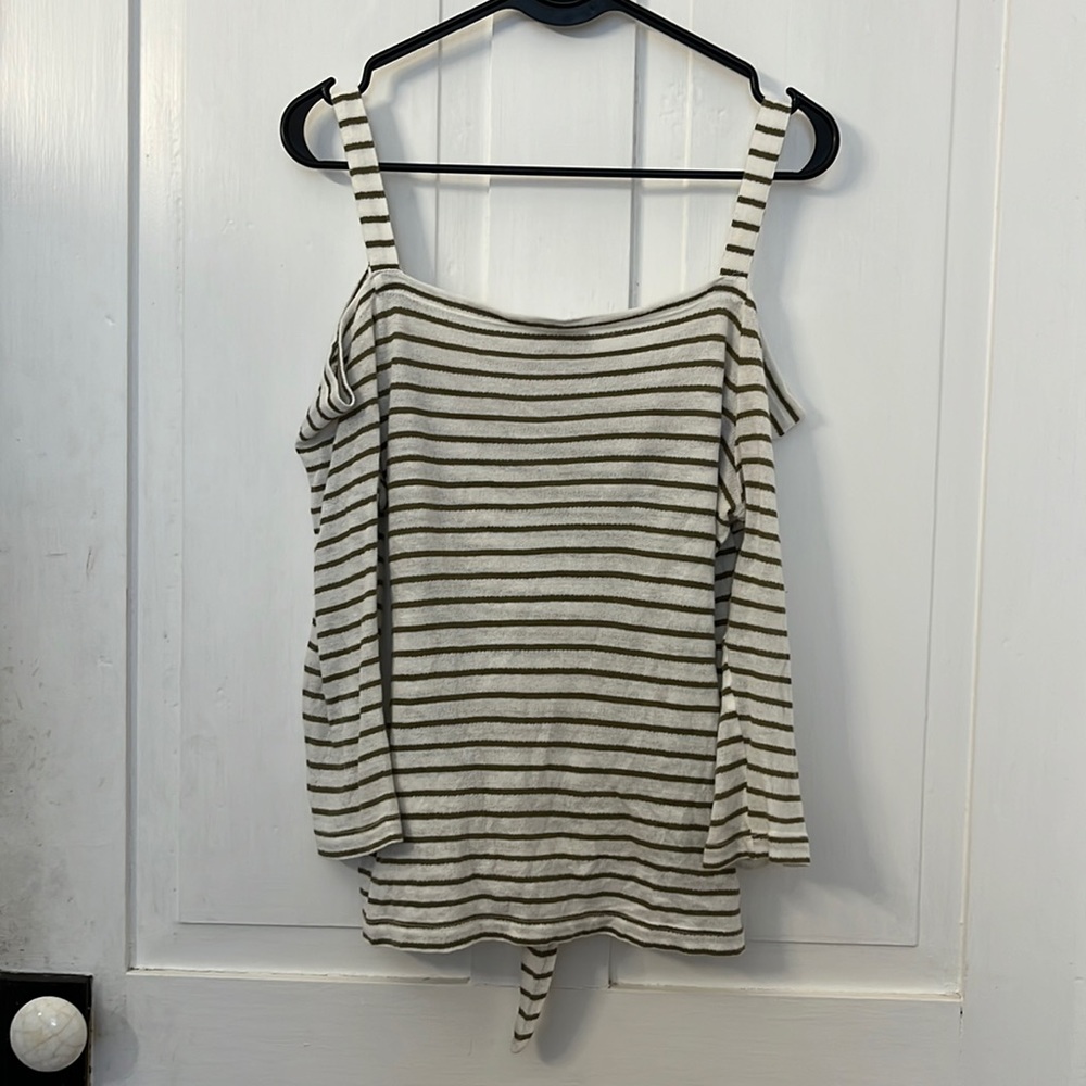 Lucky brand tie back top